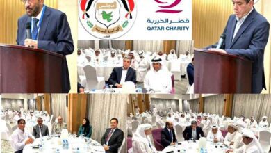 مجلس الجالية اليمنية في قطر يدشن صندوق الجالية بدعم من جمعية قطر الخيرية