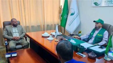 محافظ الضالع يبحث مع مدير مركز الملك سلمان تدخلات الإغاثة