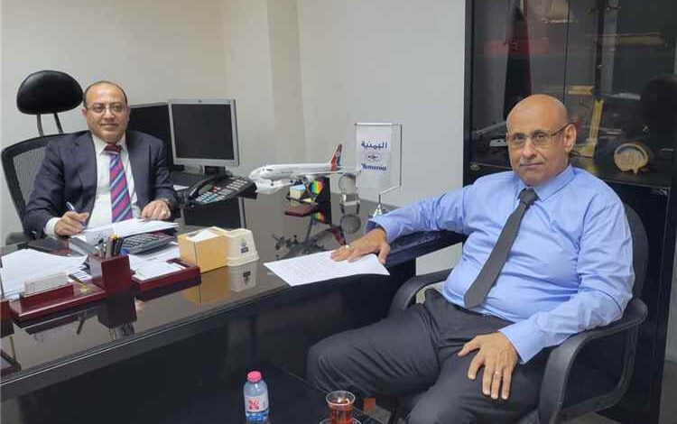 مدير العلاقات العامة بمؤسسة عدن الغد للإعلام يزور مكتب الخطوط الجوية اليمنية في عمّان