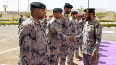 مدير حرس الحدود يتفقد قيادة مكة المكرمة وينقل تحيات وزير الداخلية للمنسوبين