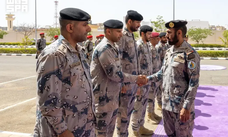مدير حرس الحدود يتفقد قيادة مكة المكرمة وينقل تحيات وزير الداخلية للمنسوبين