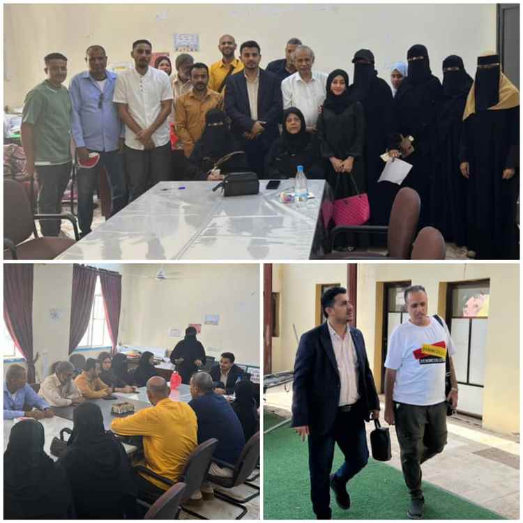 مدير عام الشؤون الاجتماعية بعدن يتفقد معهد دار المكفوفين ومركز الدفاع الاجتماعي لحماية الطفولة بالمعلا