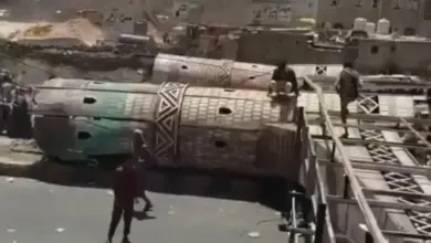 المجسم بعد انهياره