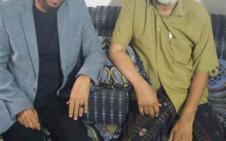 نائب وزير الثقافة والسياحة يزور الشخصيتين الادبيتين البار وبن سلمان