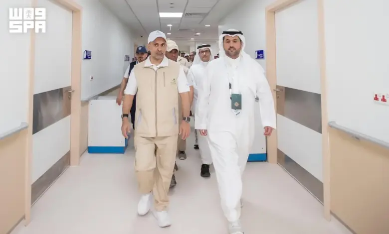 وزير الصحة يقف ميدانيًا على توسعة مستشفى منى ورفع جاهزية منشآت الحج الصحية 1447هـ