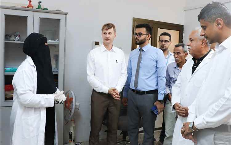 وفد التعاون التنموي الألماني يطلع على إنجازات المبنى الاداري لميناء الاصطياد السمكي والمختبر المركزي للجودة بعدن