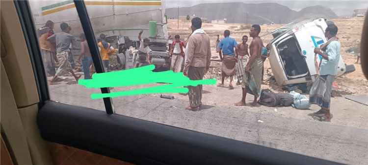 3 وفيات إثر حادث تصادم مروع في هضبة حضرموت