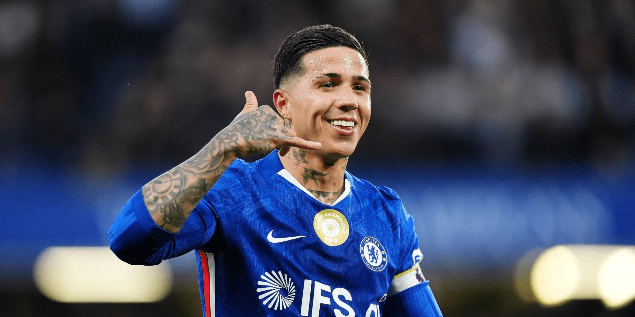 إنزو فرنانديز الهدف الأول لـ ريال مدريد
