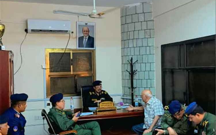 إجراء عملية الاستلام والتسليم بين رئيسي مصلحة التأهيل والإصلاح السلف والخلف بعدن.