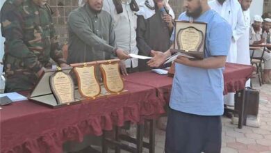 إدارة إصلاحية عدن المركزية تكرم عددًا من النزلاء الحافظين لكتاب الله تعالى