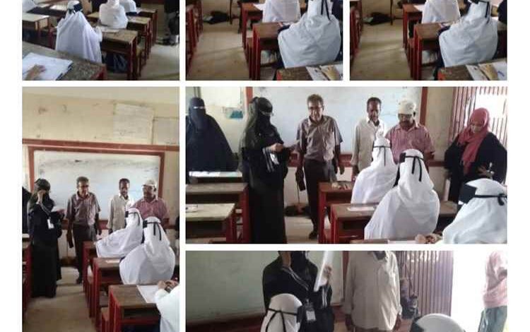 إشادة بمستوى الانضباط والتنظيم في مركز أروى الاختباري للبنات خلال زيارة الفرق الإشرافية الوزارية والمحلية