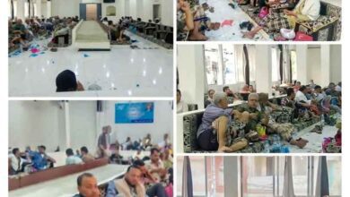 اشتراكي تعز يستقبل المعزين برحيل فقيد الوطن والحزب المناضل الكبير أنيس حسن يحيى