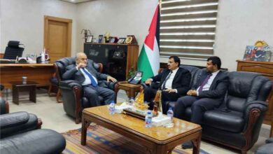 الأردن: نائب رئيس جامعة إقليم سبأ يبحث مع وزير التعليم العالي الاردني تطوير العلاقات الاكاديمية والعلمية