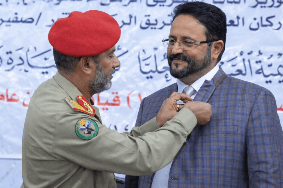 الأكاديمية العسكرية العليا تكرم اللواء سلطان العرادة بماجستير فخري تقديراً لدوره في بناء المؤسسة العسكرية