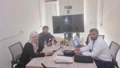 الإدارة العامة للمعلومات والبحوث الصحية تبحث مع اللجنة الدولية للإنقاذ مجالات التعاون المشترك