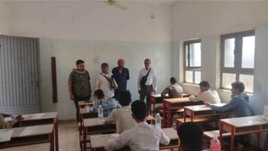 الجعدي يتفقد سير امتحانات الثانوية العامة في مركزي حبيل السوق والوبح بالضالع
