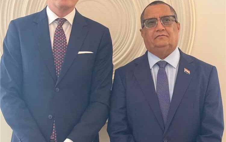 الخبجي يلتقي في الرياض المبعوث الأممي هانس غرودنبرغ