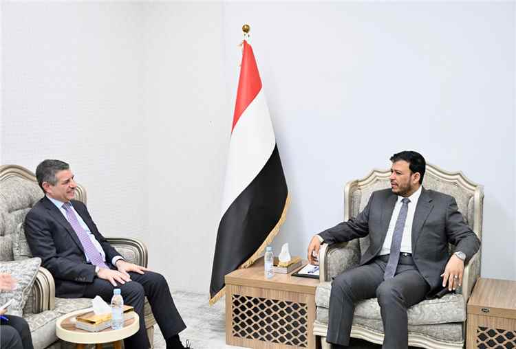 الدكتور عبدالله العليمي يلتقي السفير الأمريكي بمناسبة انتهاء فترة عمله