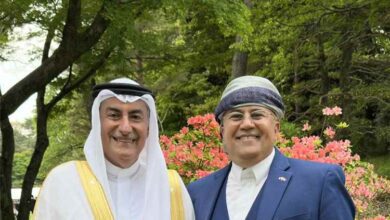السفير السنيني يؤكد مع نظيره السعودي أهمية تنسيق الجهود لخدمة مصالح البلدين