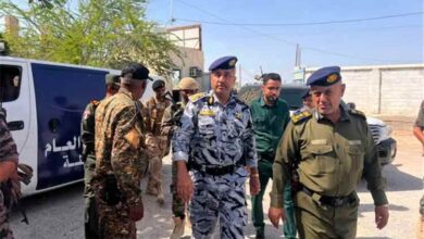 العميد الجابري يتفقد أمن غيل باوزير ويؤكد استقرار الأوضاع الأمنية بمحيط مطار الريان