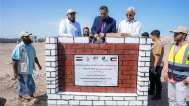 المحافظ شيخ يضع حجر أساس المرحلة الثانية من مشروع مدينة السلام بتمويل أهل الكويت والخليج