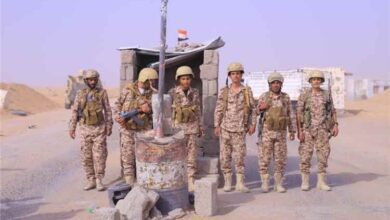 المنطقة العسكرية السابعة تتسلم النقاط والمواقع العسكرية على الخط الدولي.
