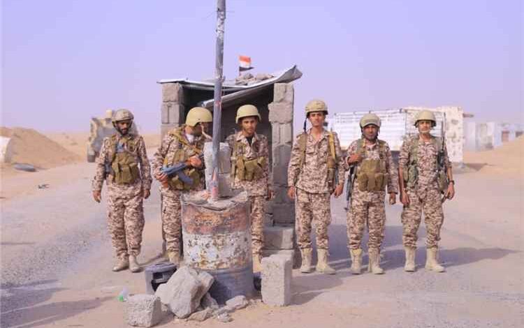 المنطقة العسكرية السابعة تتسلم النقاط والمواقع العسكرية على الخط الدولي.