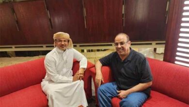 الميسري يستقبل وزير الدولة أحمد الصالح في مقر إقامته بالعاصمة السعودية الرياض