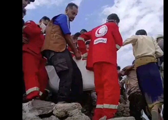 انتشال جثة الشاب المغامر ''القعقاع'' بعد 24 ساعة من سقوطه في فوهة ''حرضة دمت''
