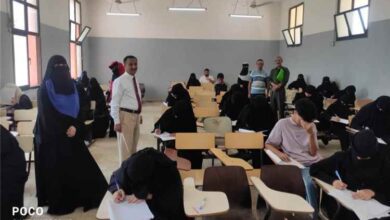 انطلاق امتحانات الفصل الدراسي الثاني بكلية التربية عدن