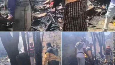 بتوجيهات محافظ أبين.. مدير عام خنفر يتفقد أضرار الحريق في منطقة المحراق بجعار