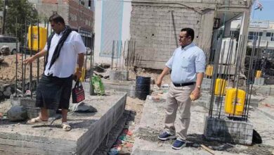 برعاية محافظ عدن.. الداؤودي يتابع تنفيذ مشروع استكمال مبنى السلطة المحلية بالمنصورة