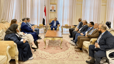 بن دغر والسفير الأمريكي يناقشان الأمن في باب المندب وجهود السلام في اليمن
