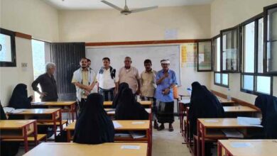 تدشين اختبارات الثانوية العامة بمديرية يافع رُصُد وسط استعدادات تربوية وتنظيمية متكاملة