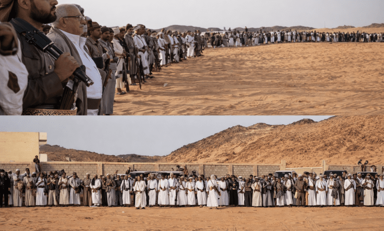 تدفّق قبلي غير مسبوق دعماً للشيخ فدغم… مأرب برس يرصد أبرز القبائل اليمنية التي وصلت إلى مطارح الريان