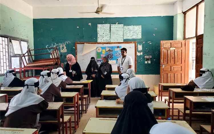 ثبات وانضباط في مراكز مديرية خور مكسر لاختبارات الشهادة الثانوية