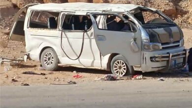 حادث مروري مؤسف في مديرية غيل بن يمين