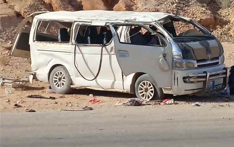 حادث مروري مؤسف في مديرية غيل بن يمين