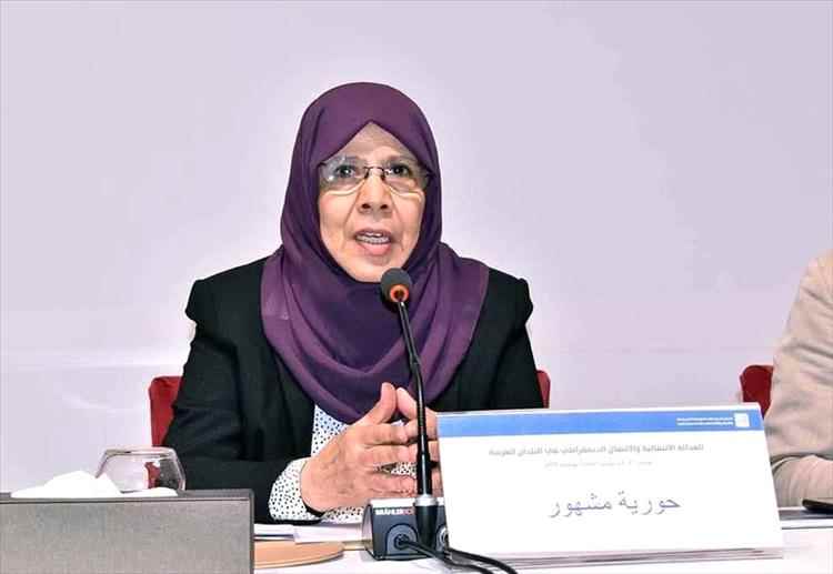 حورية مشهور: التطورات الأخيرة تمهد لعودة الجميع إلى طاولة الحوار والسلام