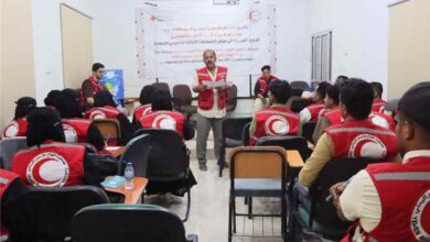 دورة تدريبية في مجال الإسعافات الأولية لمتطوعي الجمعية تبدأ بسيئون