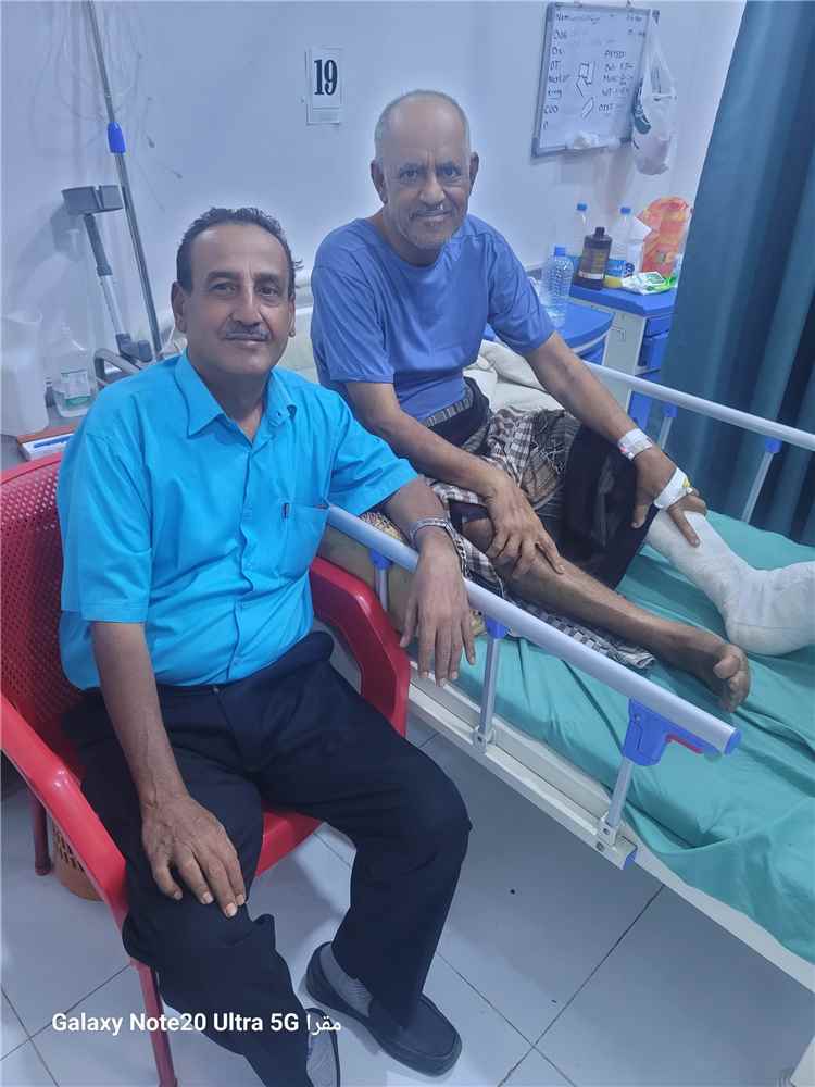 زملاء ورفاق الشخصية الاجتماعية الأبينية عبدالله المهتجس يوجهون شكرهم لمستشفى عبود والعميد الدكتور عارف الداعري