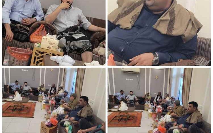 شخصيات سياسية واجتماعية من أبين تلتقي سلطان يافع بني قاصد نواف العفيفي وتؤكد على تعزيز وحدة الصف بميثاق شرف
