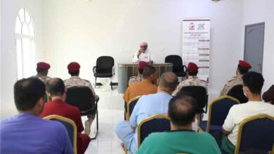 شُعبة الخدمات الطبية بقيادة المنطقة العسكرية الثانية تنفذ محاضرة توعوية حول الطب الوقائي والصحة العامة بمستشفى ٢٤ إبريل العسكري في المكلا