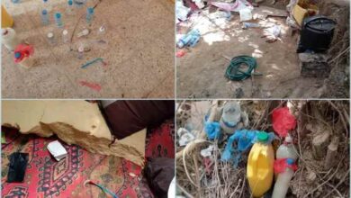 ضبط مصنعاً لتصنيع الخمور في مزرعة بالقطن والقبض على احد المتهمين