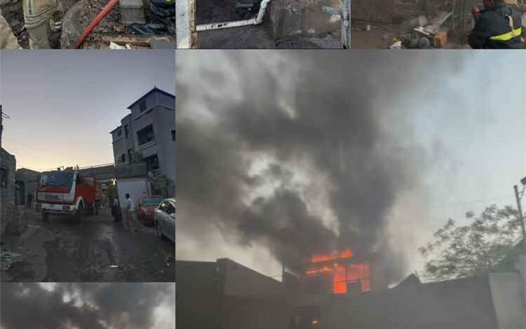 عدن.. حريق في موقع إرسال تابع لشركة يمن موبايل داخل منزل محافظ الضالع السابق اللواء الركن علي مقبل صالح