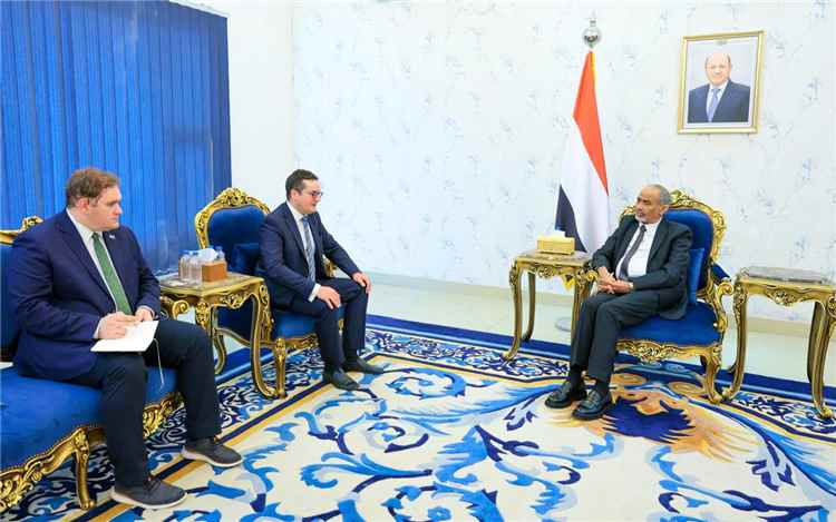 عضو مجلس القيادة محمود الصبيحي يستقبل في عدن السفير الروسي