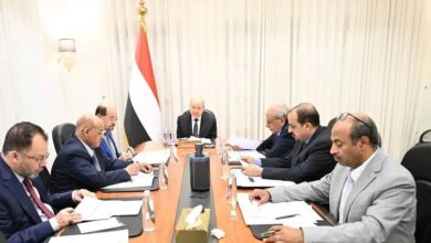 قرارات صادرة عن اجتماع مصغر للحكومة برئاسة العليمي وحضور العرادة والخنبشي ''تفاصيل''