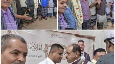 كوكبة من النخب السياسية والمسؤولين والشخصيات العسكرية والأمنية والمشايخ يشاركون القائد العسكري والشيخ القبلي العميد مساعد الشاعري عرس نجله الخلوق علي