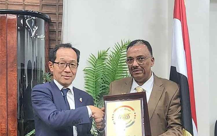 لتعزيز التعاون المشترك: رئيس مصلحة الجمارك يستقبل السفير الياباني ووفد وكالة "جايكا" وممثلي "UNOPS"