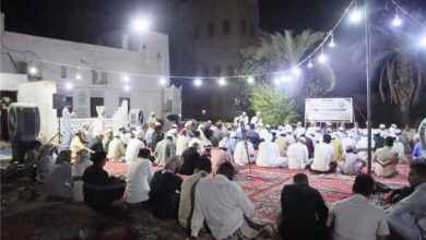 لقاء عيدي بأسرة إذاعة سيئون وأمسية العواد والسمر يعقد بمدينة سيئون